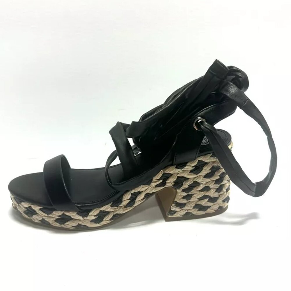 Vince Camuto Womens Roreka Sandal Black Size 8.5 M